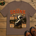 Skunk Field Guide - Biological Weapon Specialist Camping Tee - Espresso