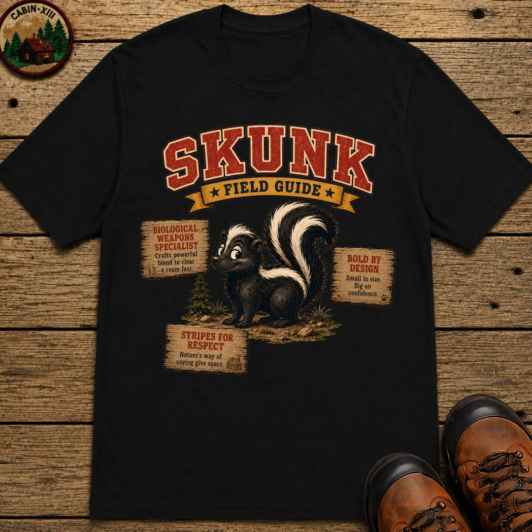 Skunk Field Guide 2.0 T Shirt - Black
