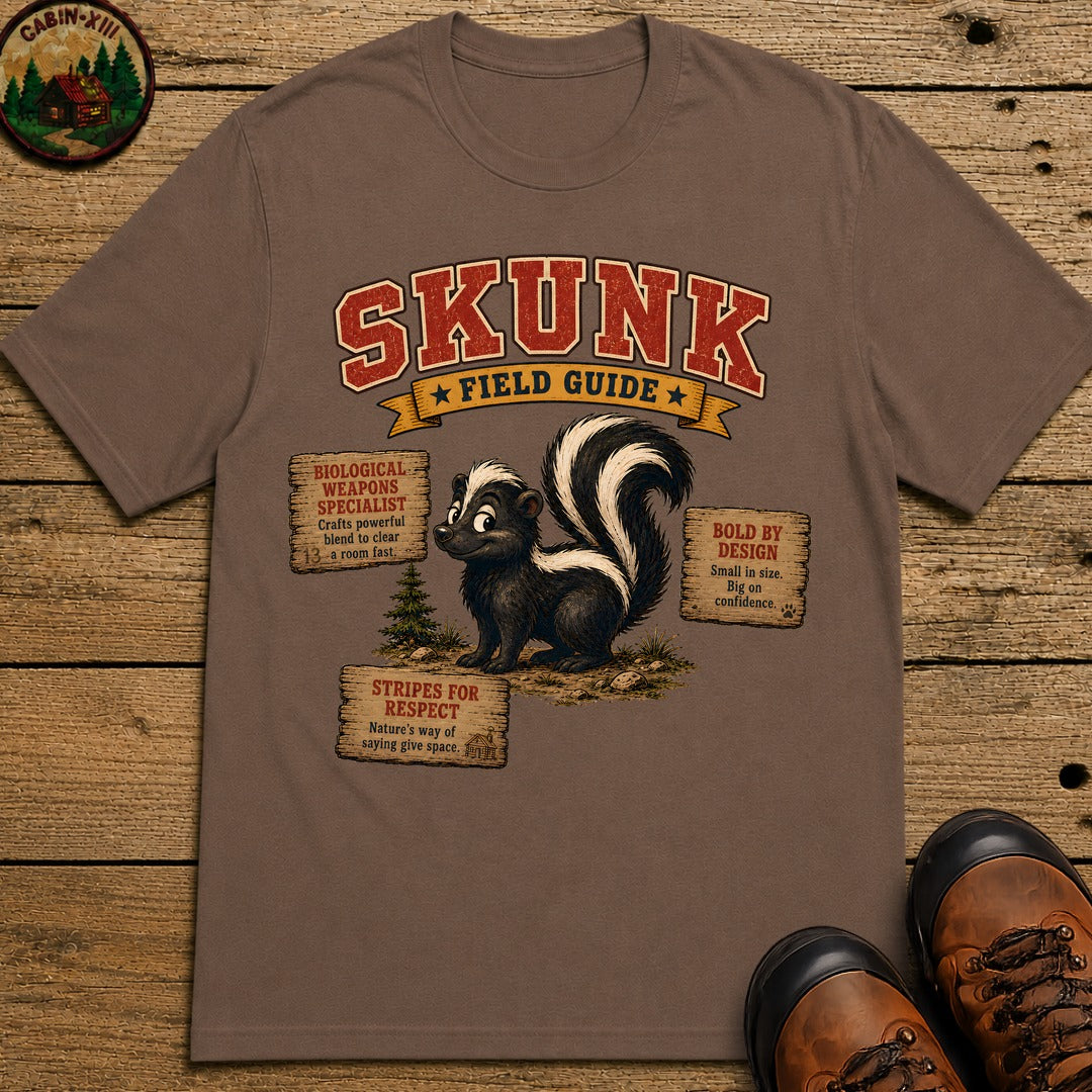 Skunk Field Guide 2.0 T Shirt - Espresso
