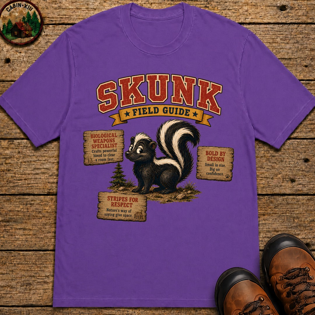 Skunk Field Guide 2.0 T Shirt - Grape