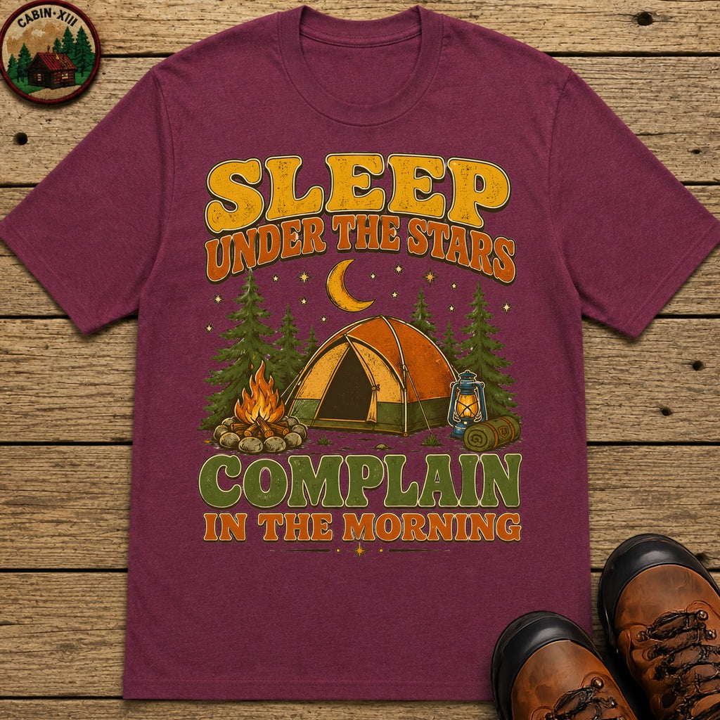 Sleep Under The Stars T Shirt - Berry