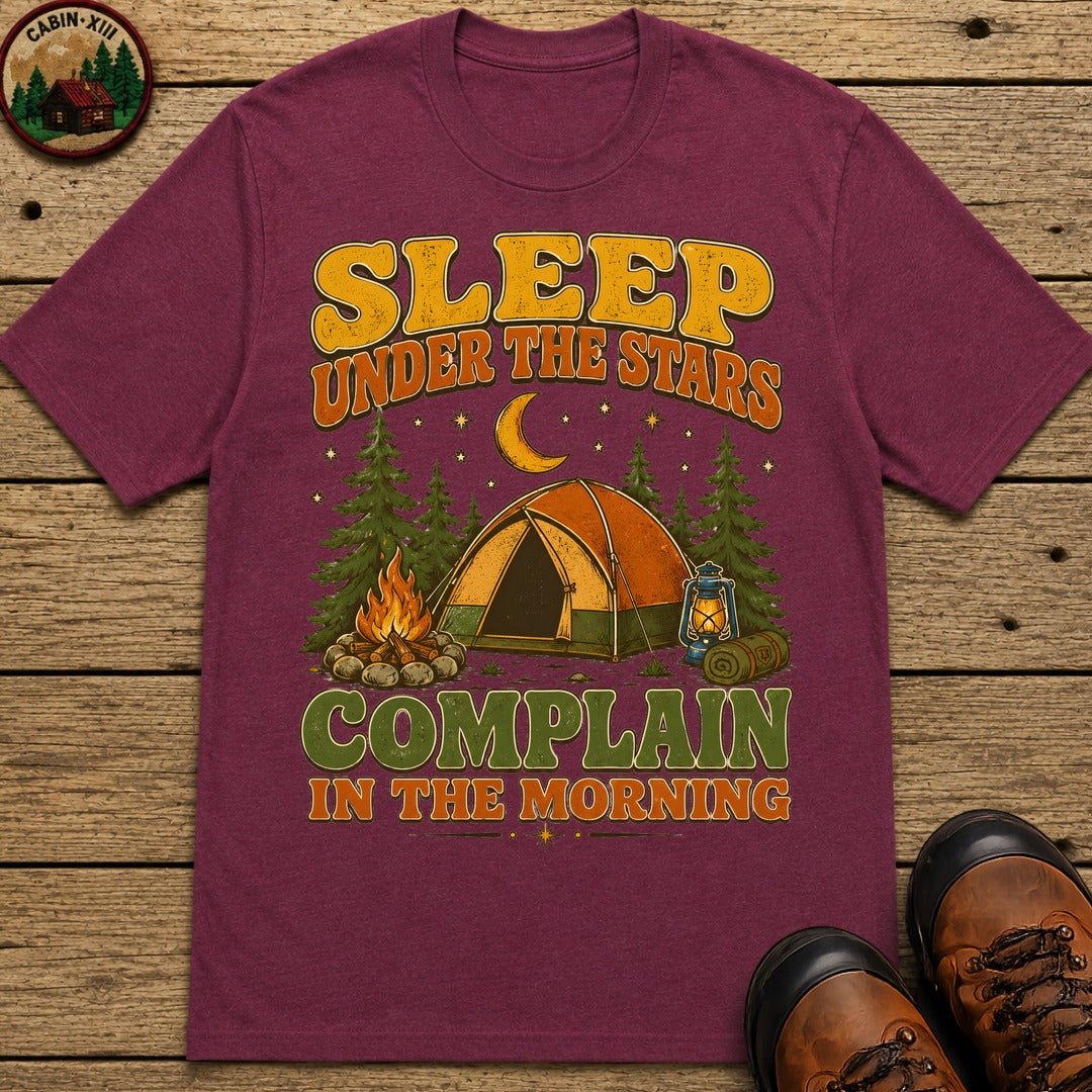 Sleep Under The Stars T Shirt - Berry