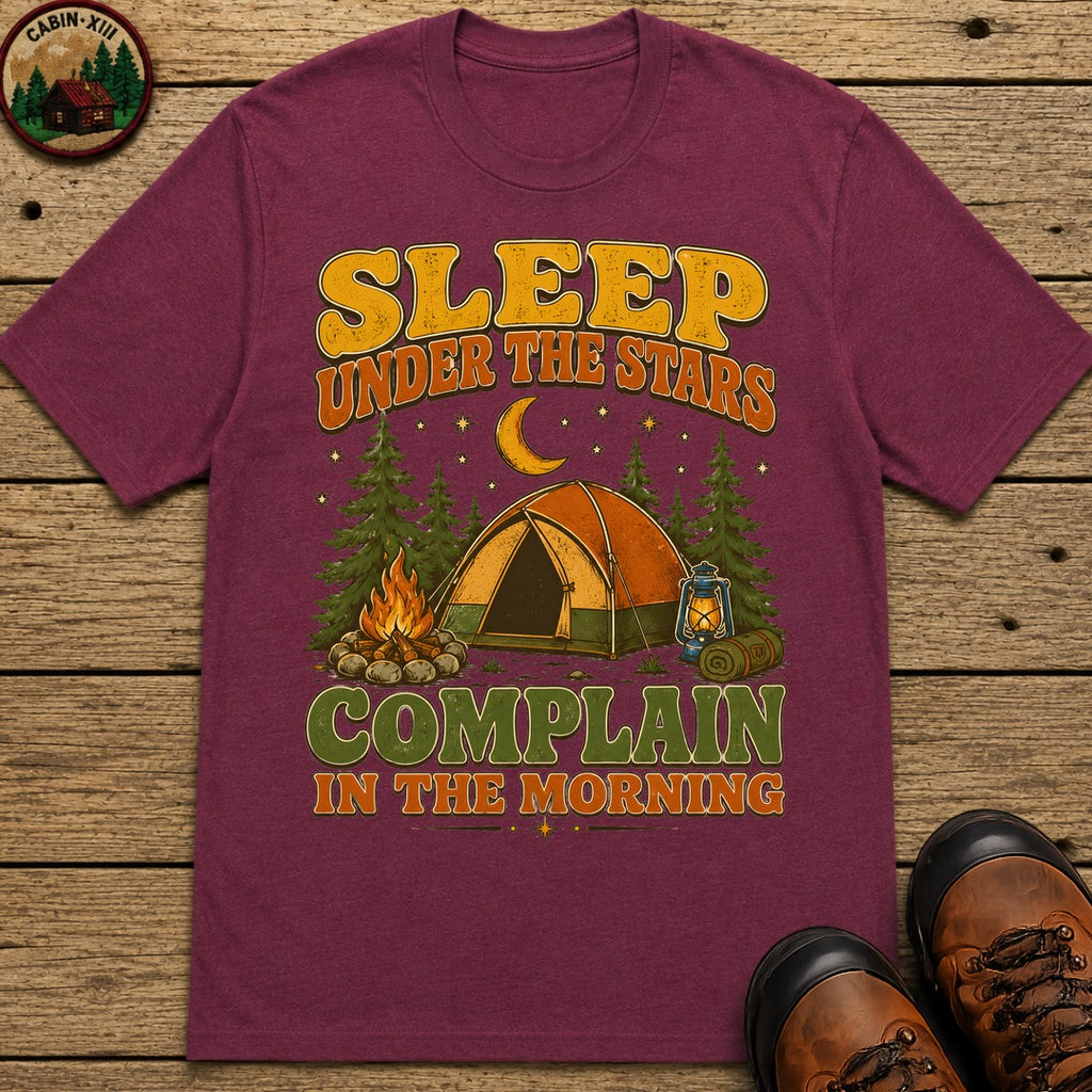 Sleep Under The Stars T Shirt - Berry