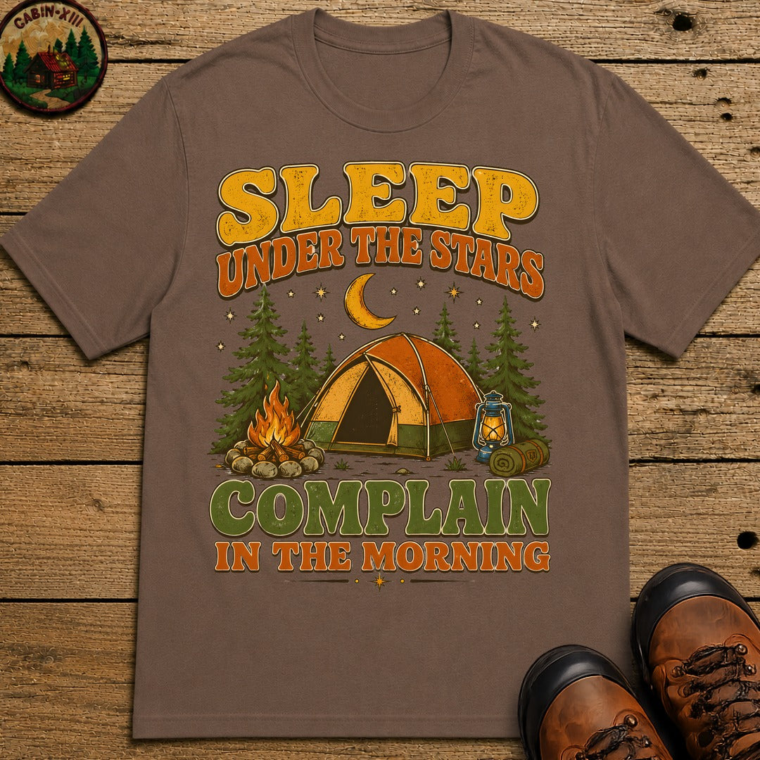 Sleep Under The Stars T Shirt - Espresso