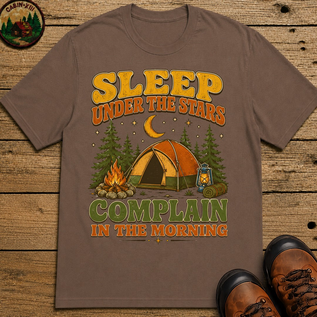 Sleep Under The Stars T Shirt - Espresso