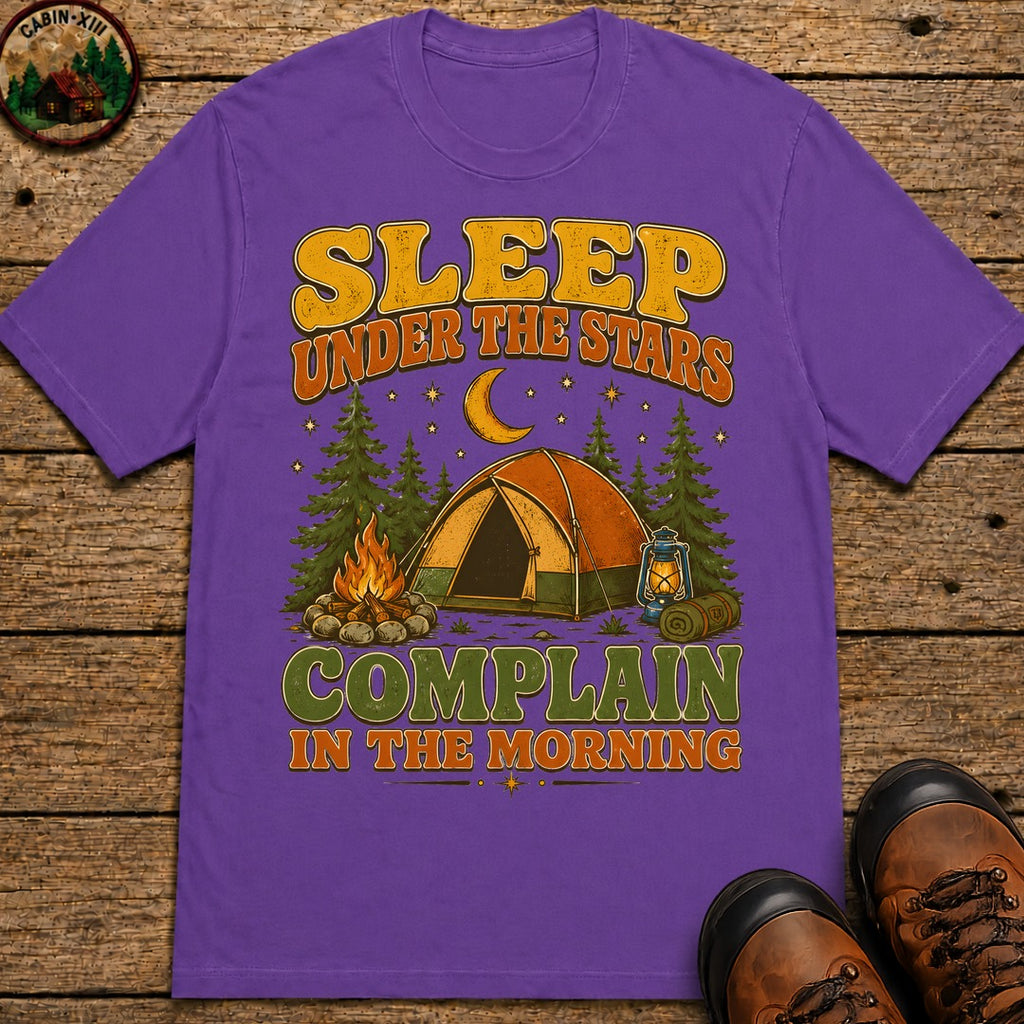 Sleep Under The Stars T Shirt - Grape
