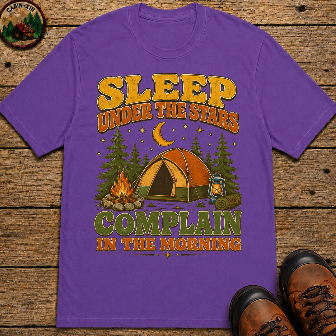 Sleep Under The Stars T Shirt - Grape