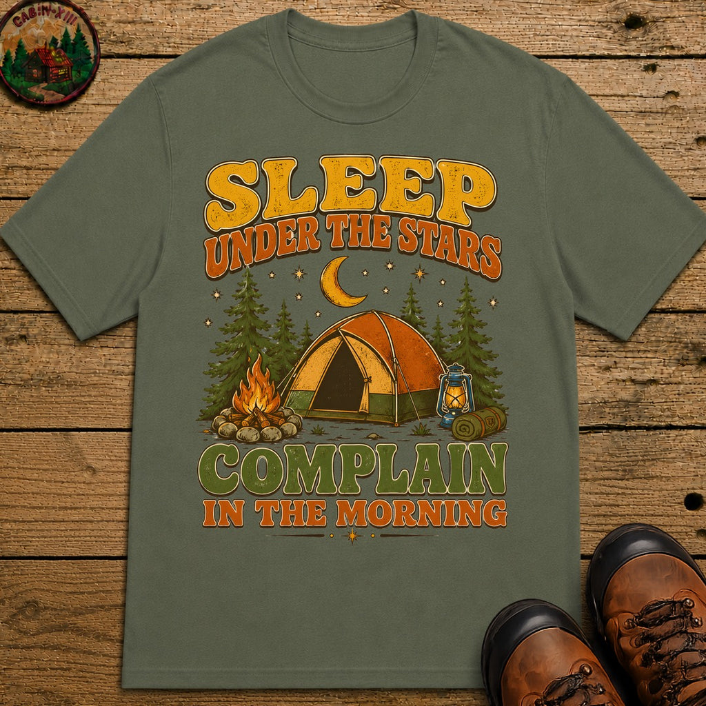 Sleep Under The Stars T Shirt - Moss