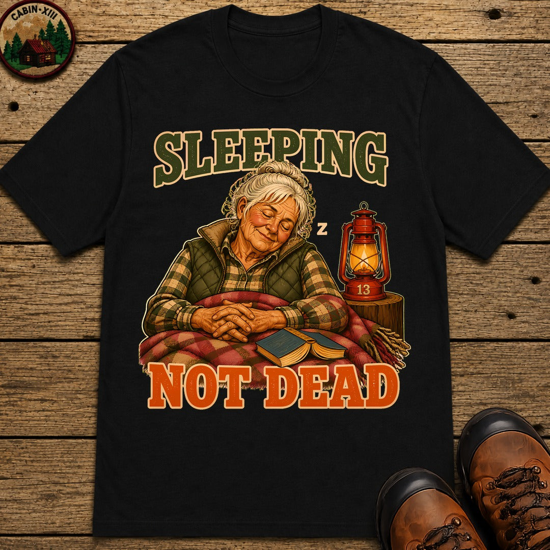 Sleeping Not Dead T-Shirt - Black