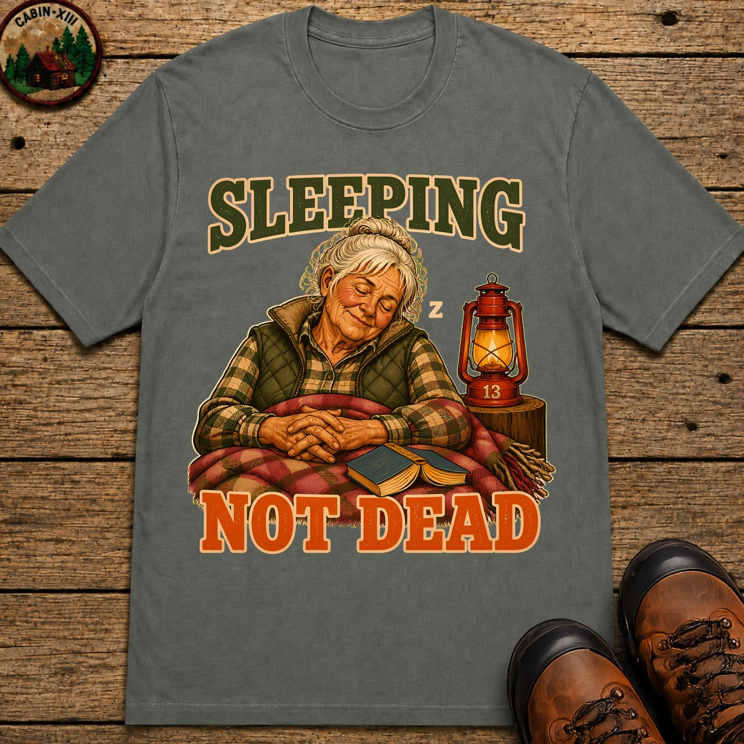Sleeping Not Dead T-Shirt - Pepper