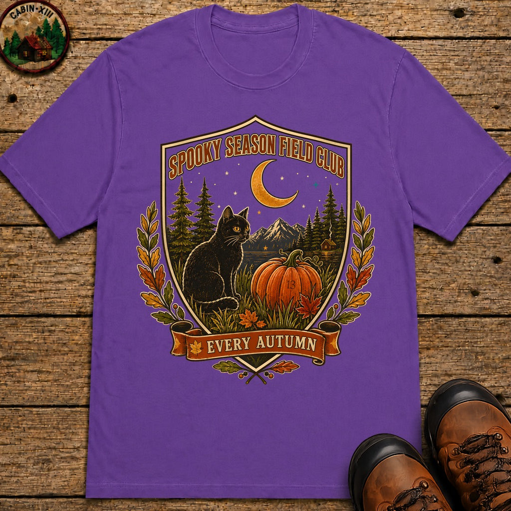 Spooky Season Field Club T Shirt - Grape