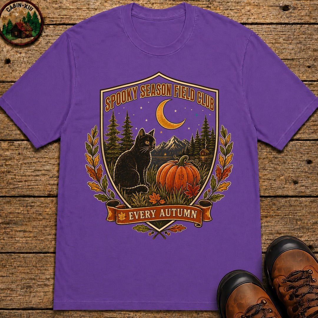 Spooky Season Field Club T Shirt - Grape