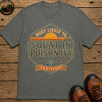 Squat In Poison Ivy (Retro) T Shirt - Pepper