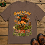 Squat In Poison Ivy T-Shirt - Espresso