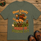 Squat In Poison Ivy T-Shirt - Moss