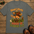 Squat In Poison Ivy T-Shirt - Pepper
