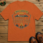 Start A Forest Fire (Retro) T Shirt - Yam