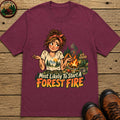 Start A Forest Fire T-Shirt - Berry