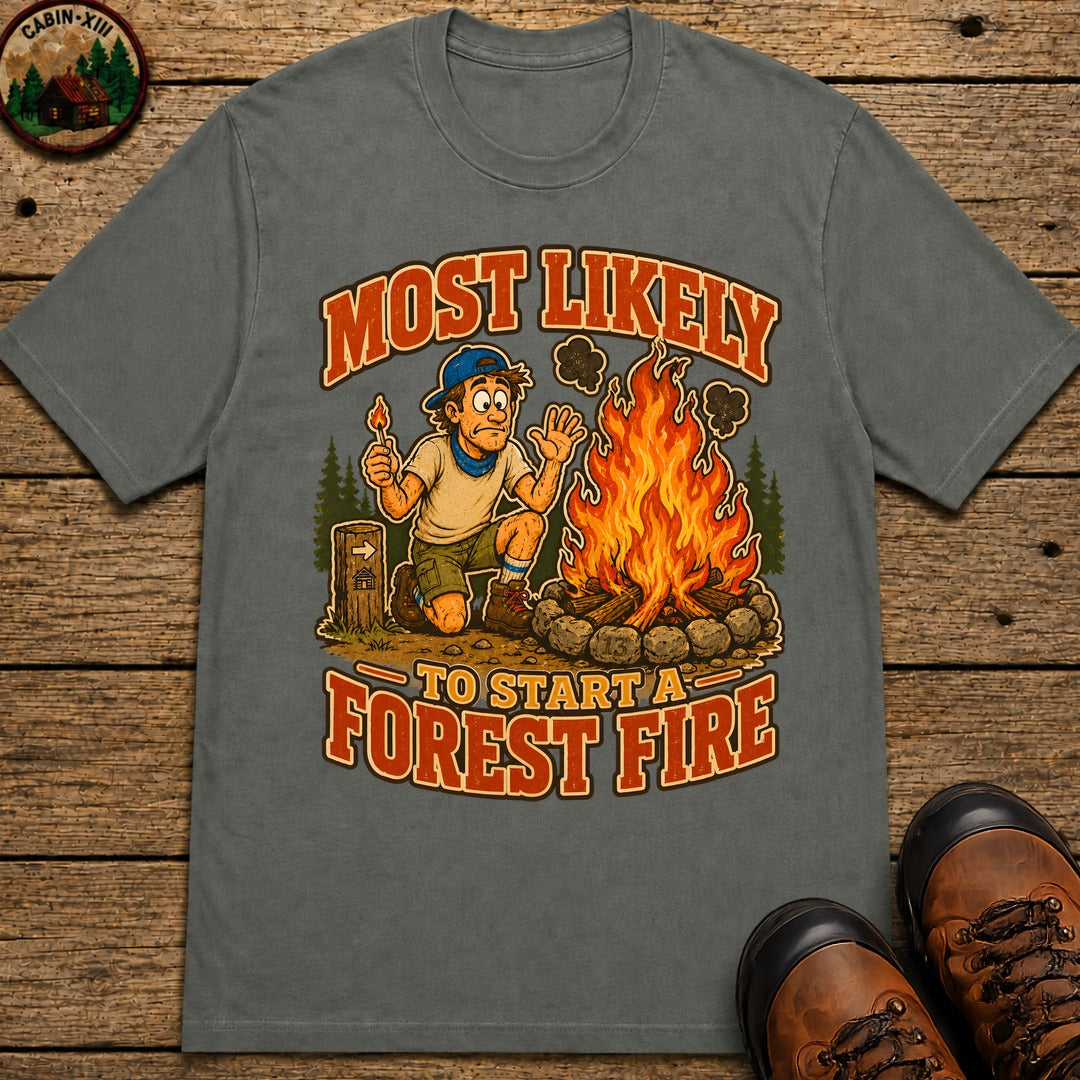 Start a Forest Fire T-Shirt - Pepper