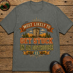 Stuck In An Outhouse (Modern) T Shirt - Pepper