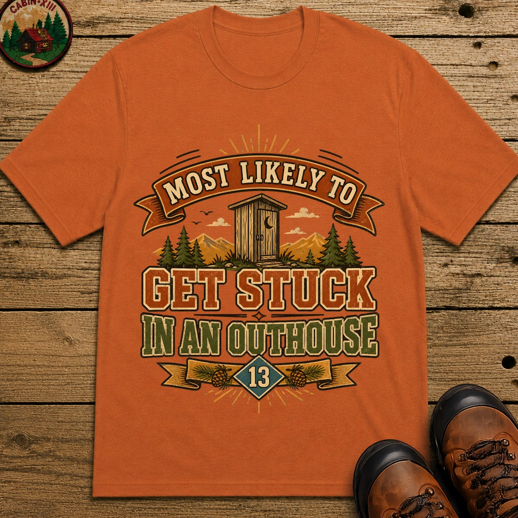 Stuck In An Outhouse (Modern) T Shirt - Yam
