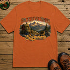 Summit Attempt Survivor Mostly Voluntary — Funny Hiking Tee - Yam