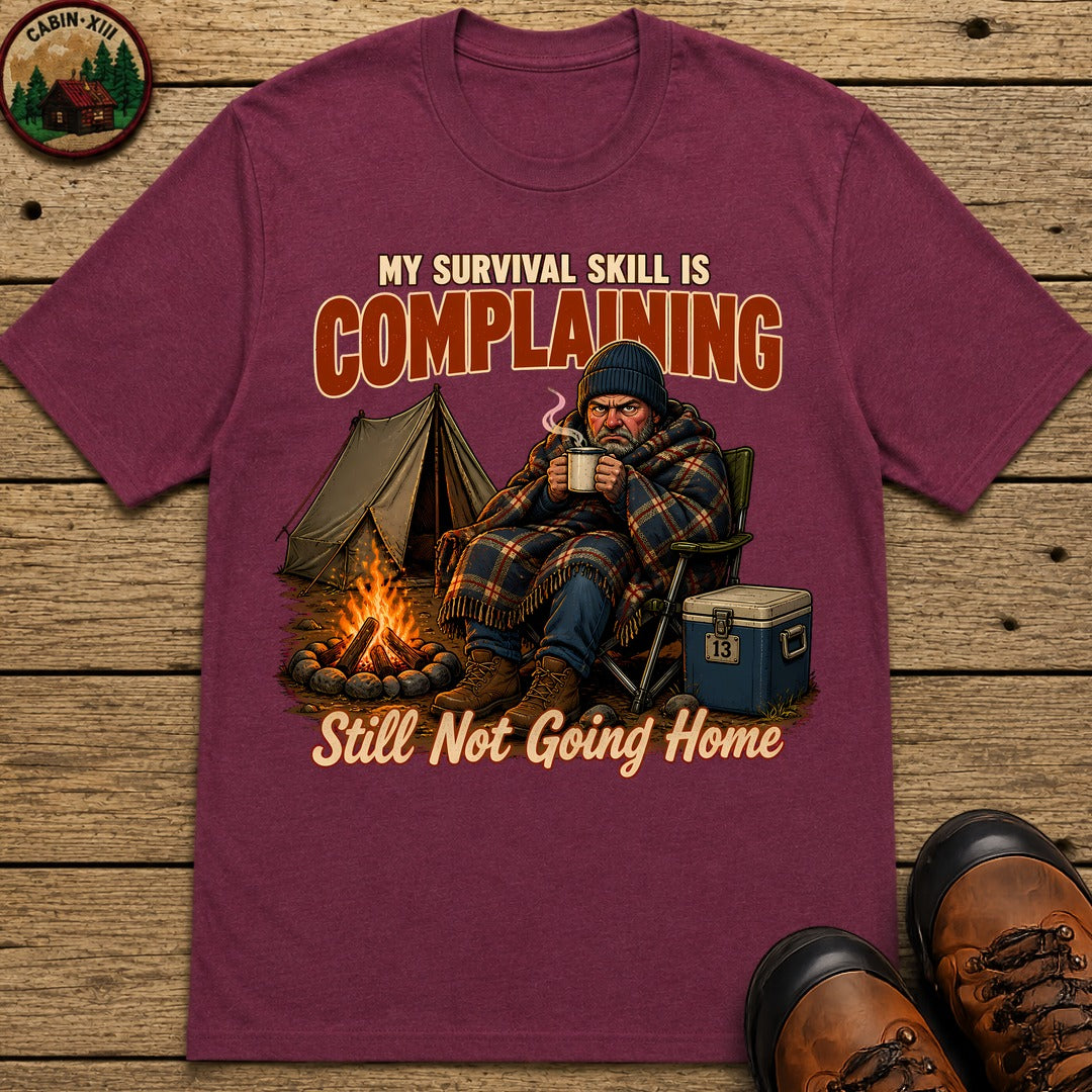 Survival Skill Complaining T-Shirt - Berry