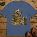 Tacklebox Raccoon T-Shirt - Blue Jean