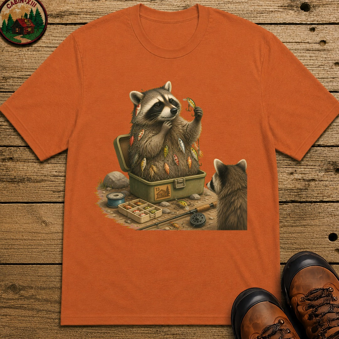 Tacklebox Raccoon T-Shirt - Yam