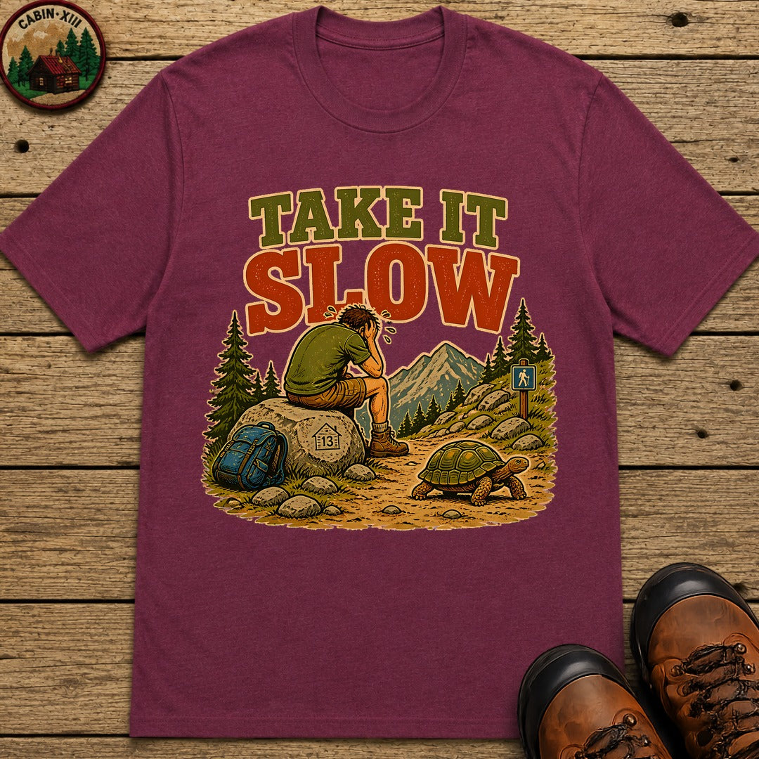 Take It Slow T-Shirt - Berry