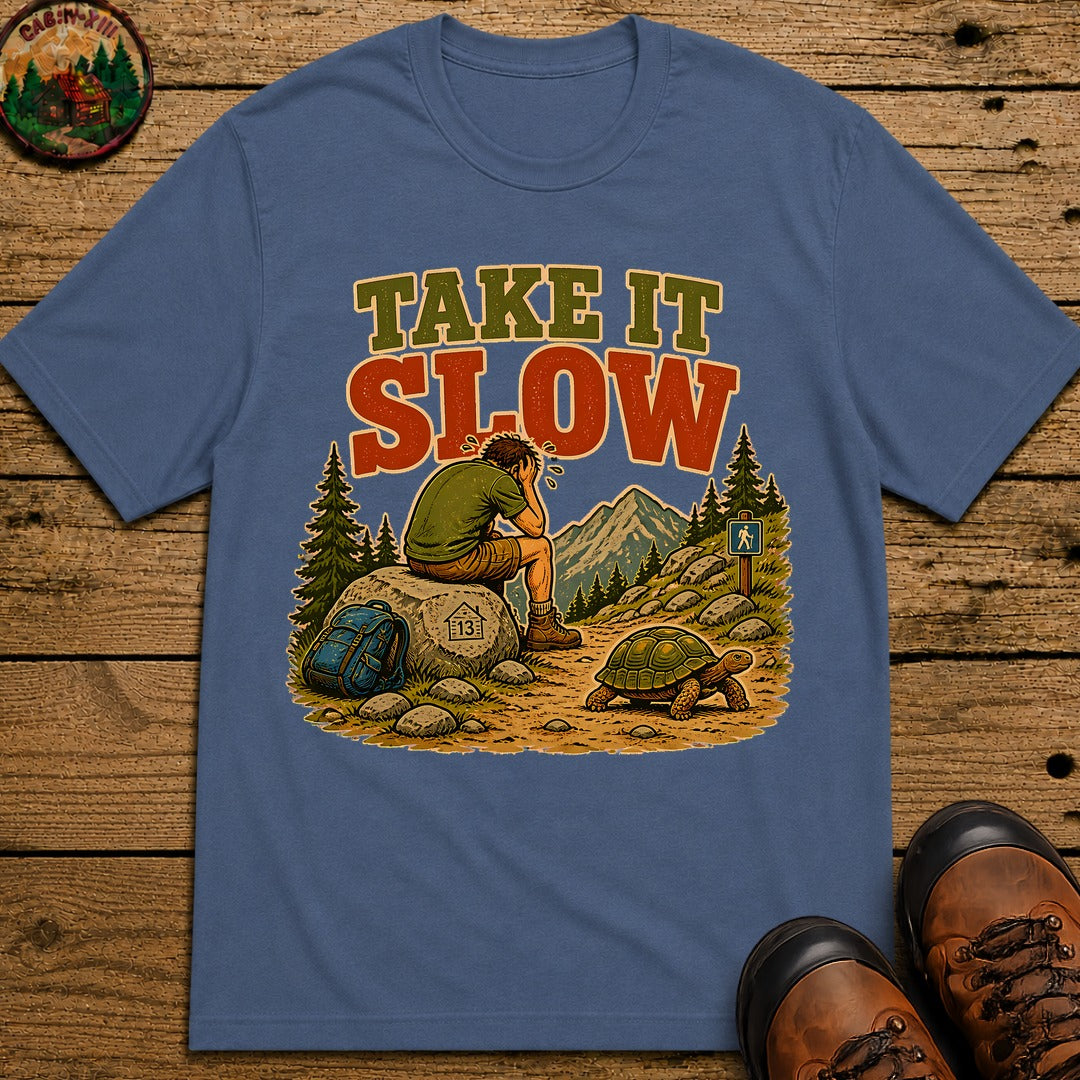 Take It Slow T-Shirt - Blue Jean