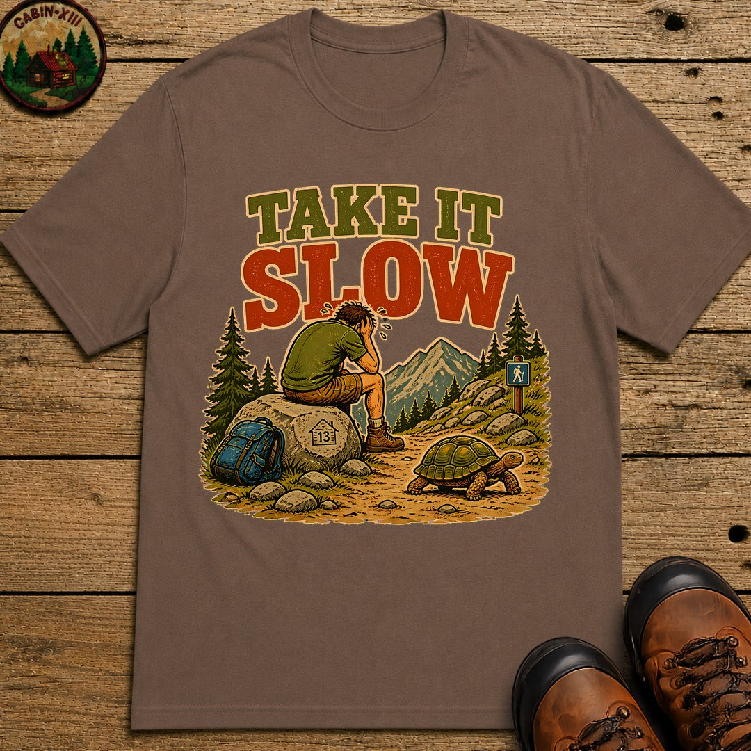 Take It Slow T-Shirt - Espresso