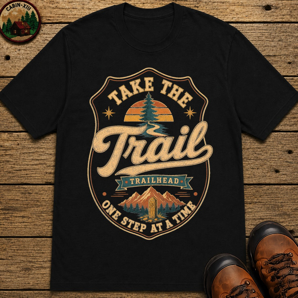 Take the Trail T-Shirt - Black
