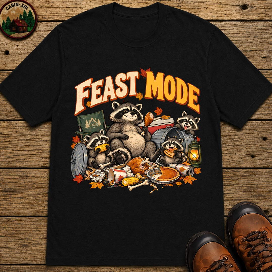 Thanksgiving Feast Mode T-Shirt - Black