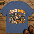 Thanksgiving Feast Mode T-Shirt - Blue Jean