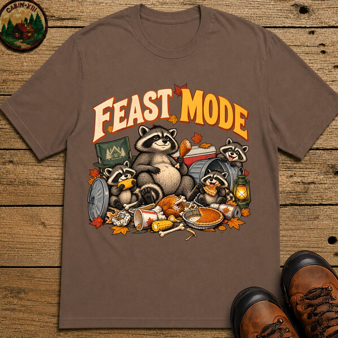 Thanksgiving Feast Mode T-Shirt - Espresso