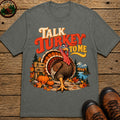 Thanksgiving Talk Turkey To Me T-Shirt - Pepper
