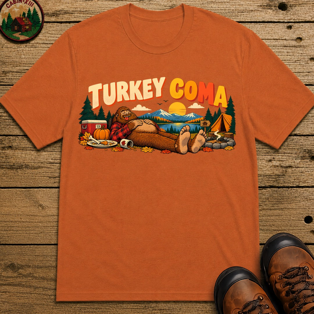 Thanksgiving Turkey Coma T-Shirt - Yam