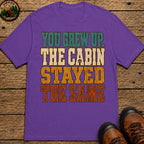 The Cabin Stayed The Same T Shirt - Grape