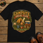 The Campsite Social Club T-Shirt - Black