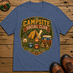 The Campsite Social Club T-Shirt - Blue Jean