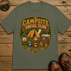 The Campsite Social Club T-Shirt - Moss