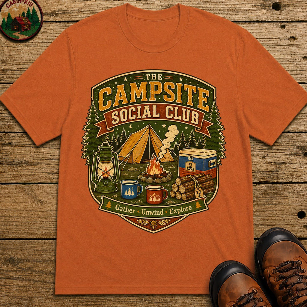 The Campsite Social Club T-Shirt - Yam