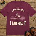 The Fish Are Here T-Shirt - Berry