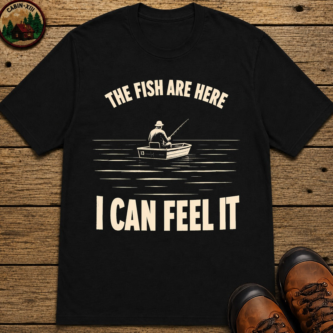 The Fish Are Here T-Shirt - Black