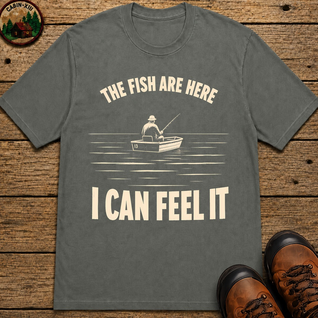 The Fish Are Here T-Shirt - Pepper