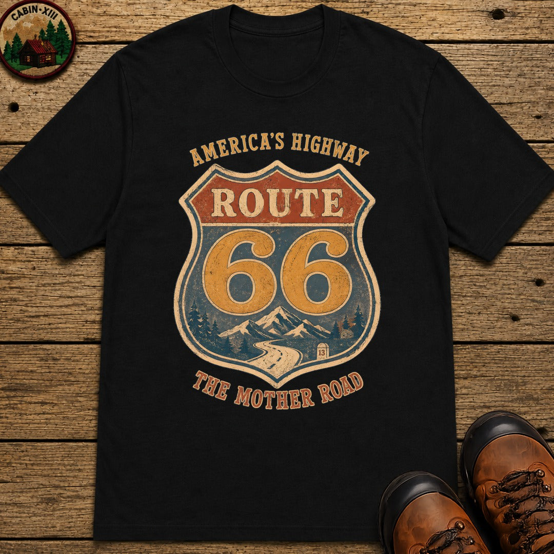 The Mother Road T-Shirt - Black