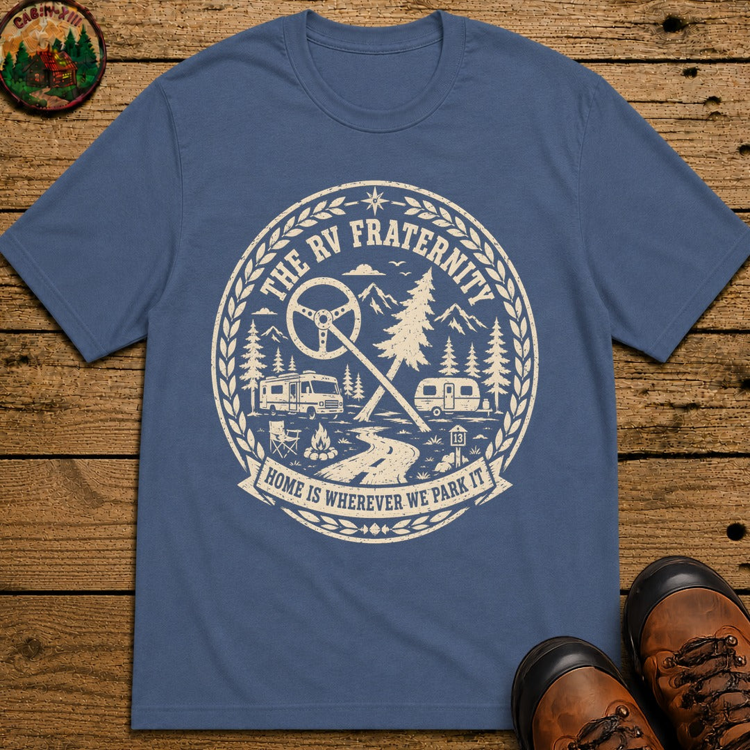The Rv Fraternity T Shirt - Blue Jean