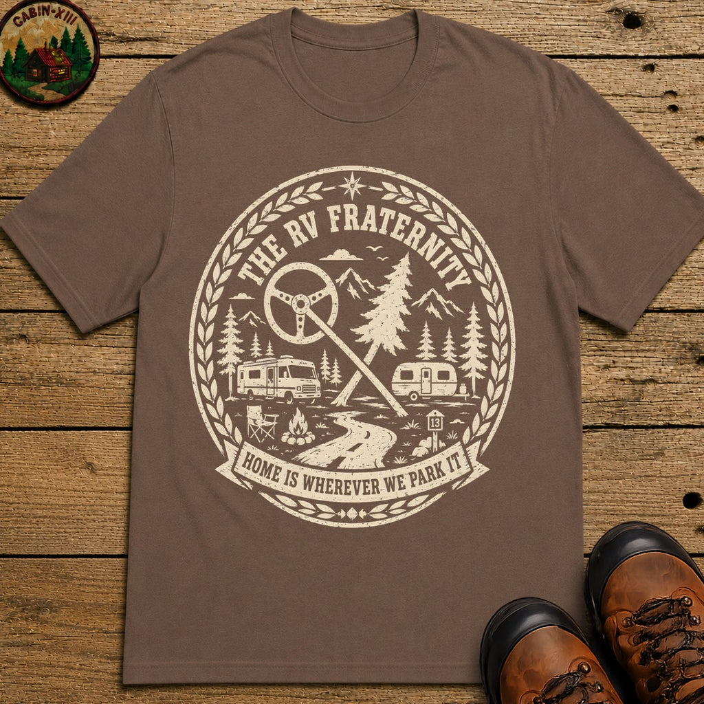 The Rv Fraternity T Shirt - Espresso