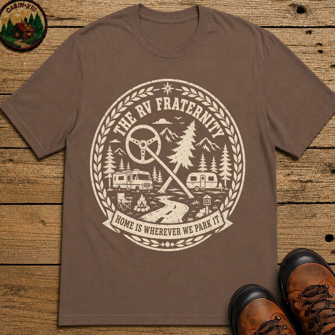 The Rv Fraternity T Shirt - Espresso